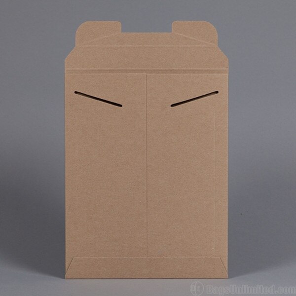 Rigid Mailer. Brown Kraft. 8-7/8 x